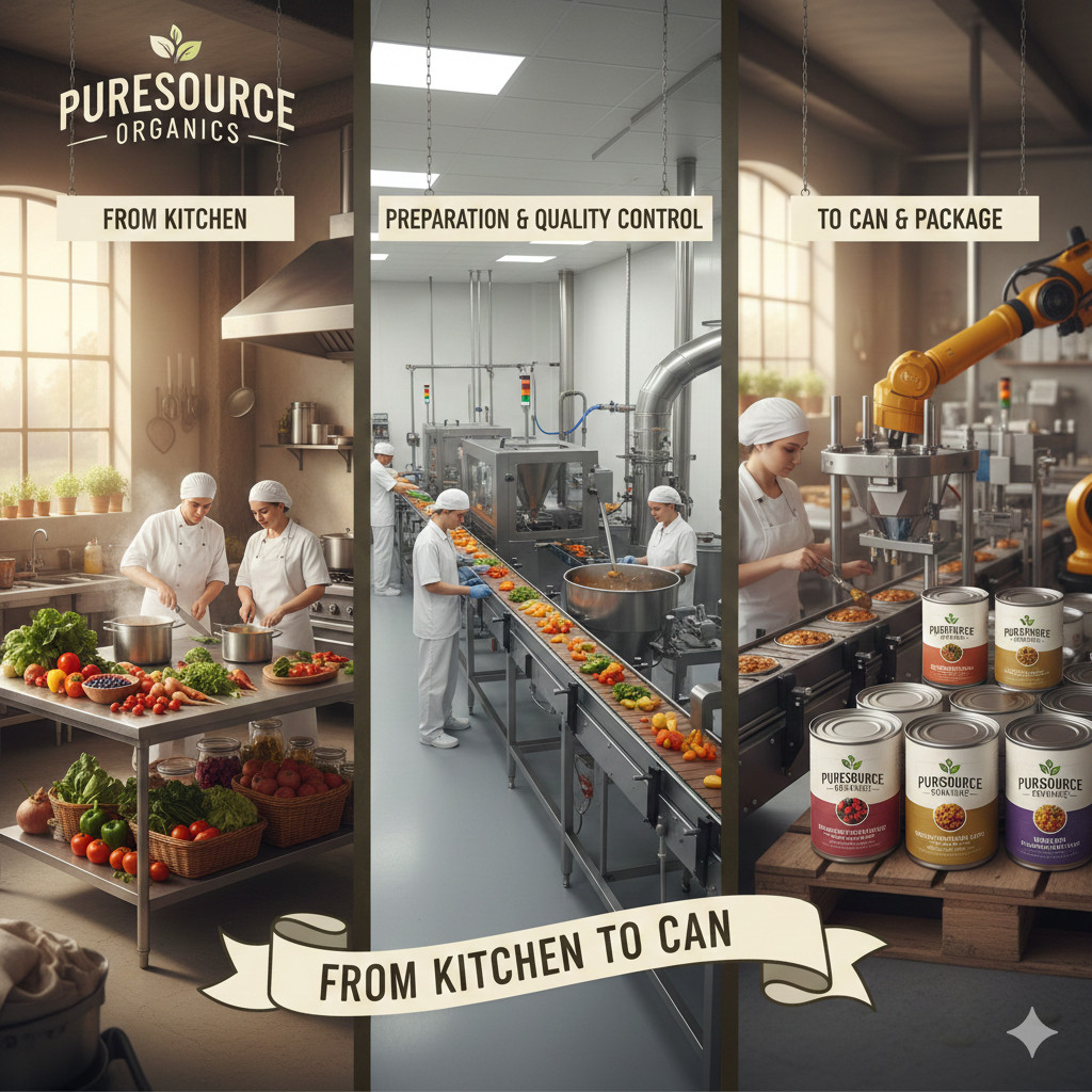 PureSource Organics: From Kitchen to Can
