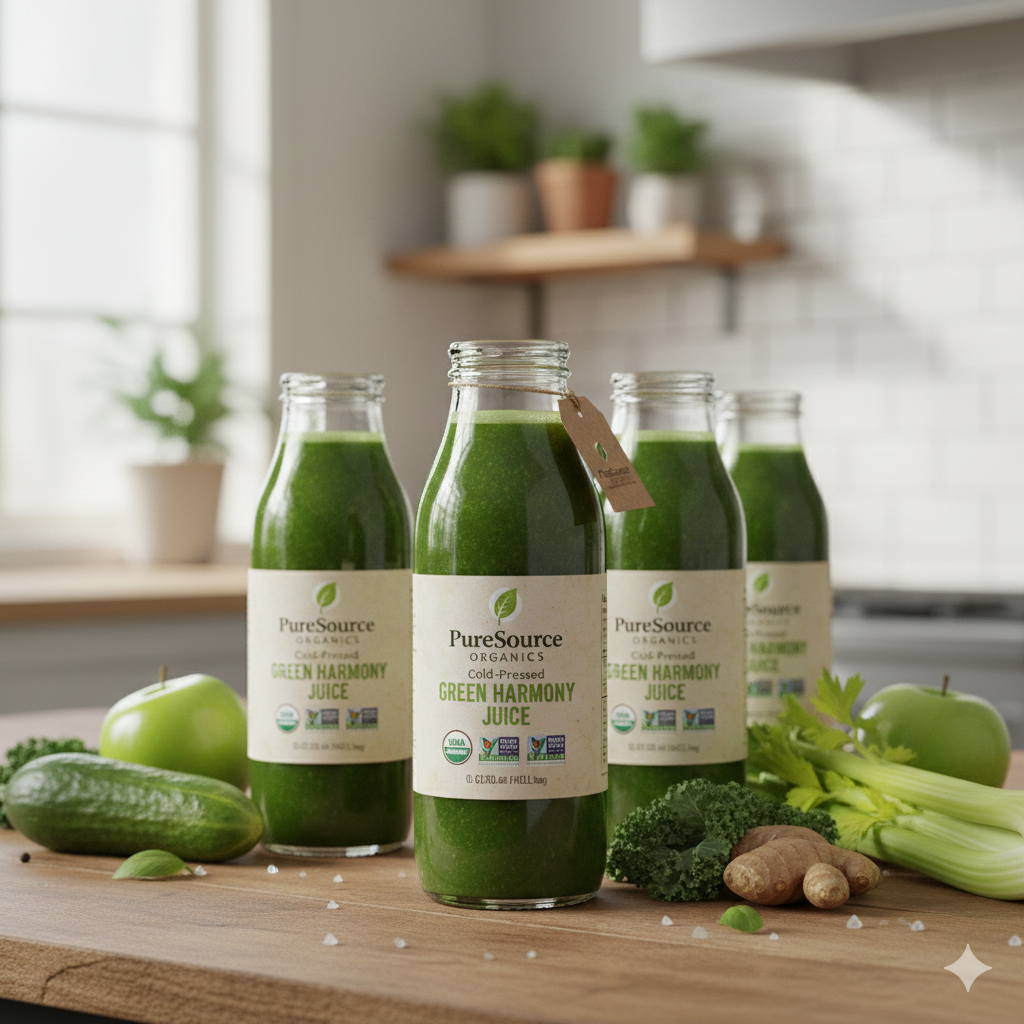 Cold-Pressed Green Harmony Juice